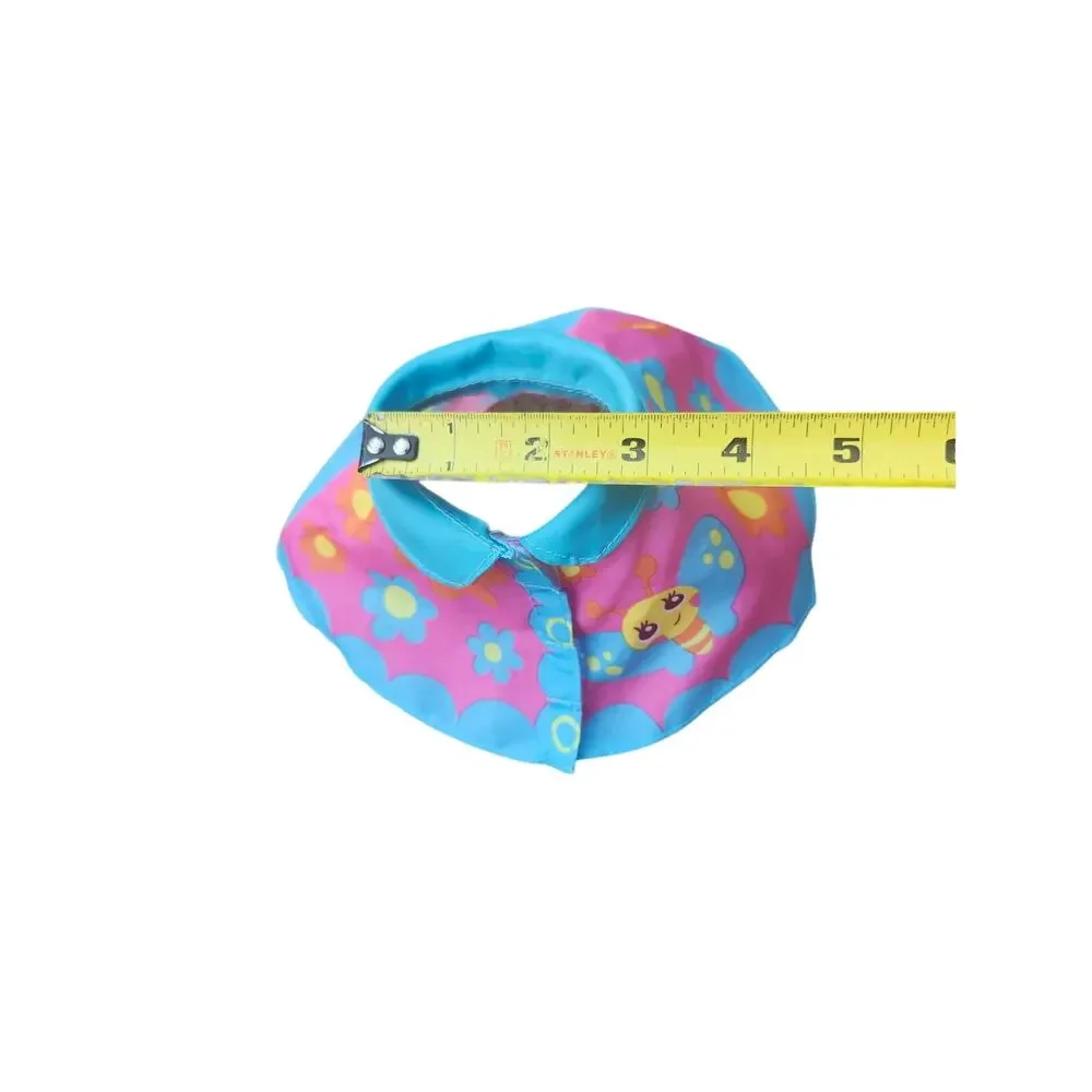 Baby Alive Puddle Time Doll Replacement Poncho Clothing Floral Boho Pink Blue
